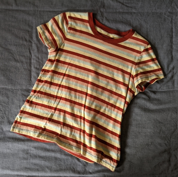 ✨ 2/$30 Madewell Northside Vintage Tee in Broadway Stripe - Picture 2 of 4